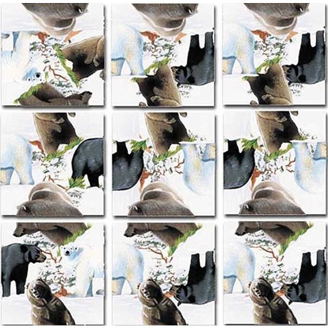 BEARS - Scramble Squares Perhaps the worlds most challenging 9-piece brainteaser puzzles 1998 new sealed