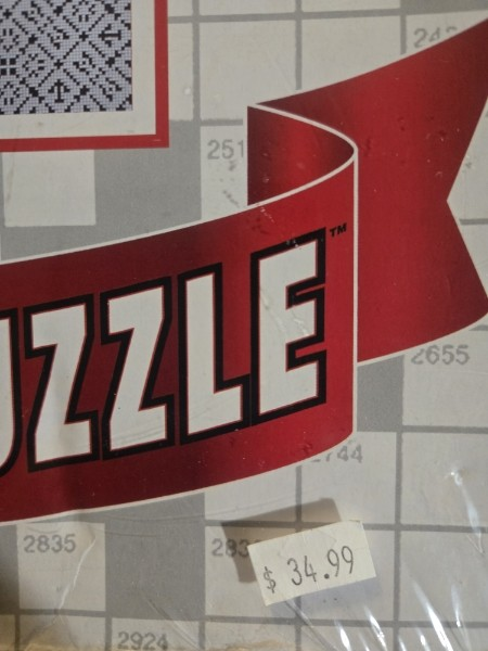 World's Largest Crossword Puzzle Age Grade 14 Years and up new sealed