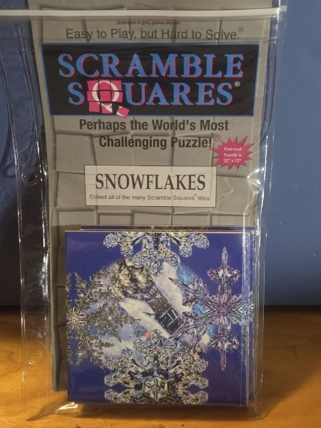SNOWFLAKES - Scramble Squares Perhaps the worlds most challenging 9-piece brainteaser puzzles 1998 new sealed (Copy)
