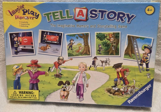 RAVENSBURGER TELL A STORY MEMORY AND STORYTELLING GAME MATCHING CREATIVITY 4+