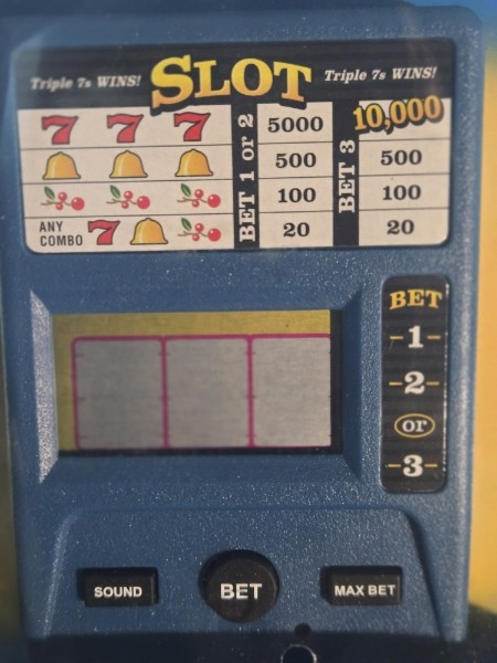 RECZONE SLOT LAS VEGAS STYLE ELECTRONIC CLASSIC SLOT GAME UP TO 3 LINE BETS NIP