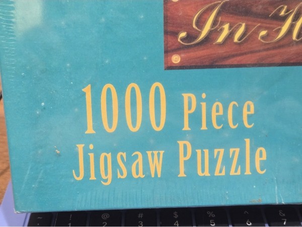 SUNSOUT IN HIS HANDS 1000 PC PUZZLE BIRDS EATING IN JESUS HANDS MATHEW 10:31 NEW SEALED