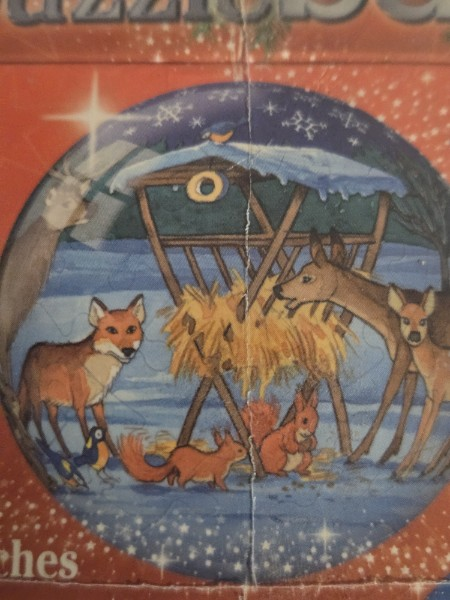 RARE VINTAGE 2011 RAVENSBURGER FOREST ANIMALS 3D CHRISTMAS ORNAMENT PUZZLE BALL NEW SEALED