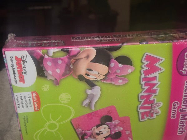 Share Disney Minnie Mouse Memory Match Game 72 Cards Cardinal Disney Junior NEW Sealed