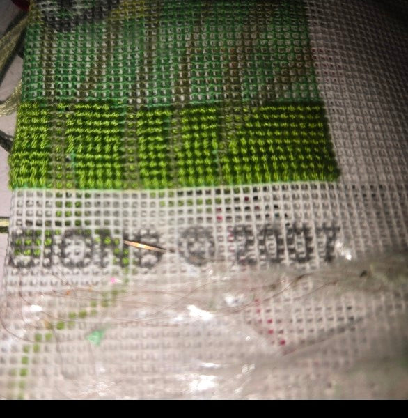 Dimensions Needlepoint Kit No. 7222 Butterfly Impression 5" x 5" Jennifer Goldberger Design NEW SEALED