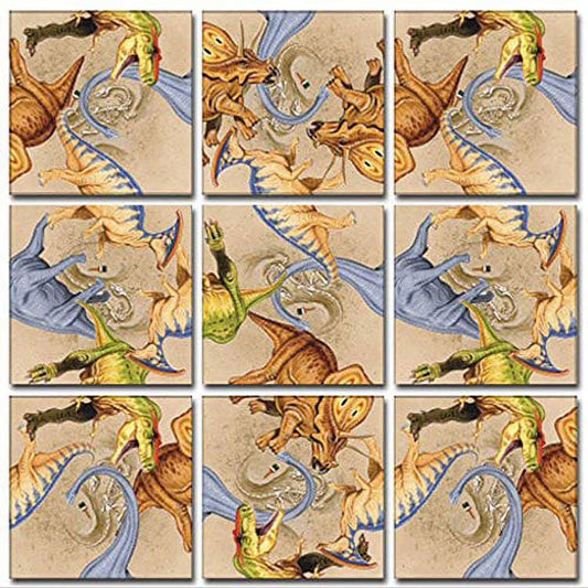 DIGGIN' DINOS - Scramble Squares Perhaps the worlds most challenging 9-piece brainteaser puzzles 1998 new sealed (Copy) (Copy)