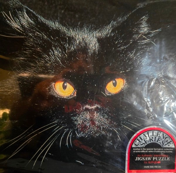 1977 Vintage Springbok Challenger series Black Cat “Midnight" 500+ puzzle New sealed
