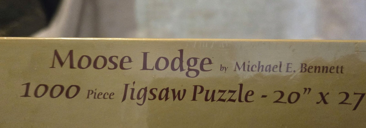 Moose Lodge 1000 Piece Jigsaw Puzzle - SunsOut - Michael Bennett