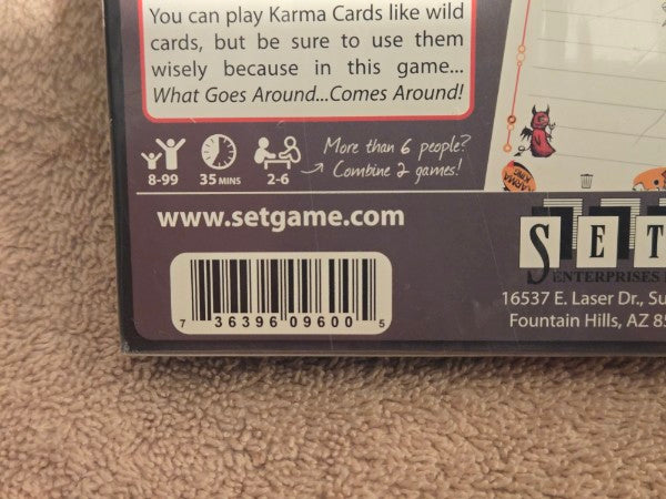 NEW SEALED Karma King Card Game RARE Out of Print (OOP) SET Enterprises 60 Cards