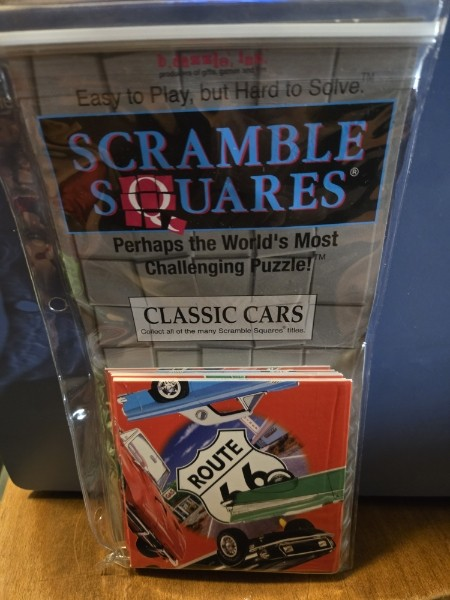 Classic Cars (rt. 66)  - Scramble Squares Perhaps the worlds most challenging 9-piece brainteaser puzzles 1998 new sealed (Copy)