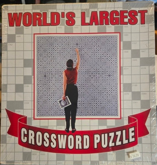 World's Largest Crossword Puzzle Age Grade 14 Years and up new sealed