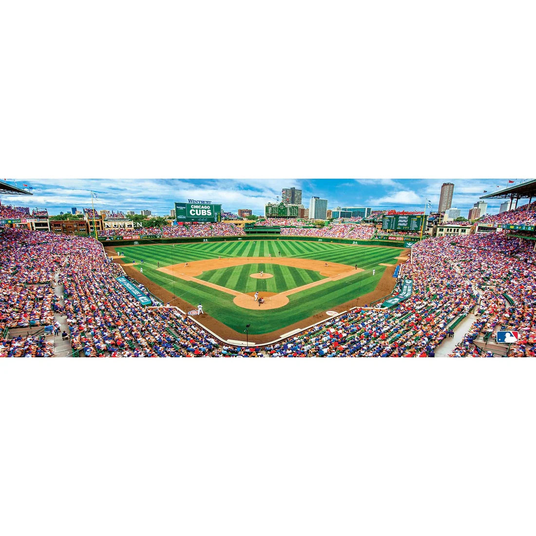 CHICAGO CUBS WRIGLEY FIELD "THE FRIENDLY CONFINES" 1000 PIECE PANORAMIC PUZZLE Brand New Factory Sealed
