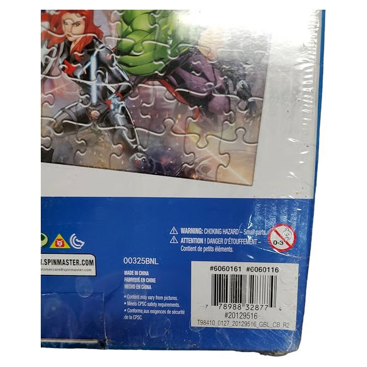 Marvel Avengers Jumbo Playing Cards Dominoes & Puzzle Set Kids Entertainment NEW SEALED