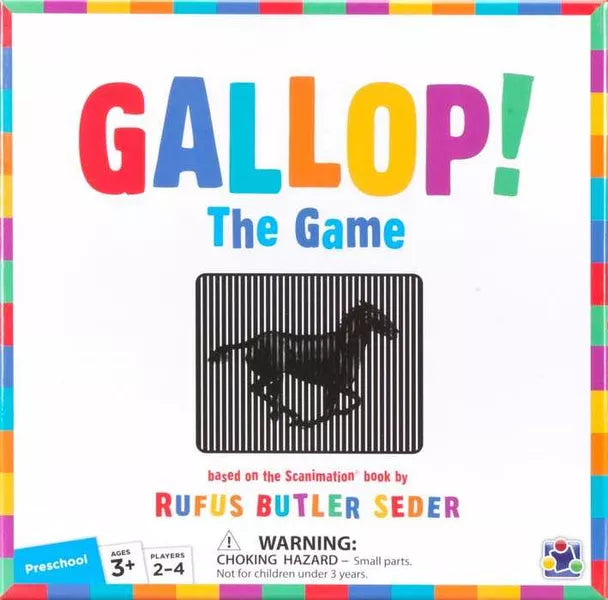 GALLOP THE GAME FOR PRESCHOOLERS BASED ON THE BOOK SCANIMATION RUFUS BUTLER SEDER P