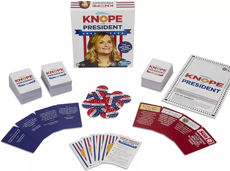 Parks And Recreations KNOPE FOR PRESIDENT Party Game for Bad Politics New Factory Sealed