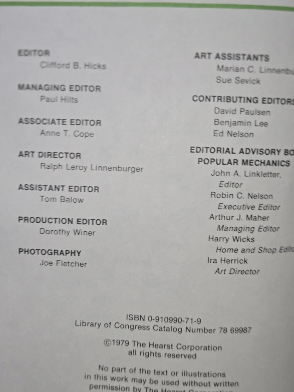 VTG 1979 POPULAR MECHANICS DO IT YOURSELF YEARBOOK GREAT DIY COLLECTIBLE BOOK