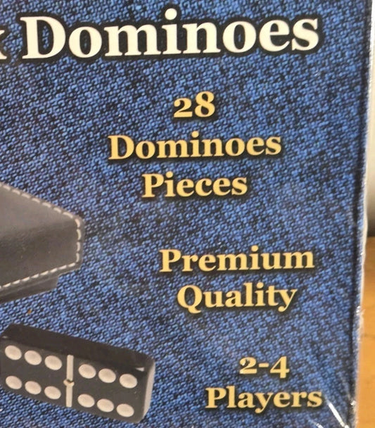 Queensell High Quality Double Six Domino game set. 28 total Dominos. New Sealed