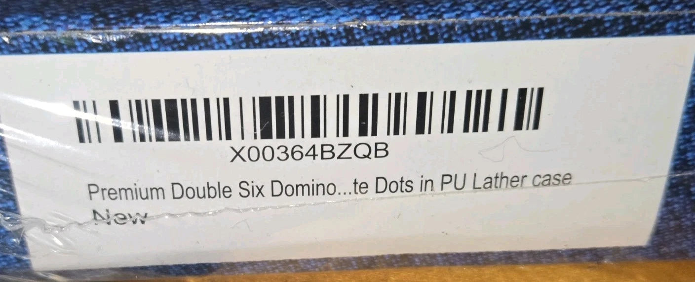 Queensell High Quality Double Six Domino game set. 28 total Dominos. New Sealed