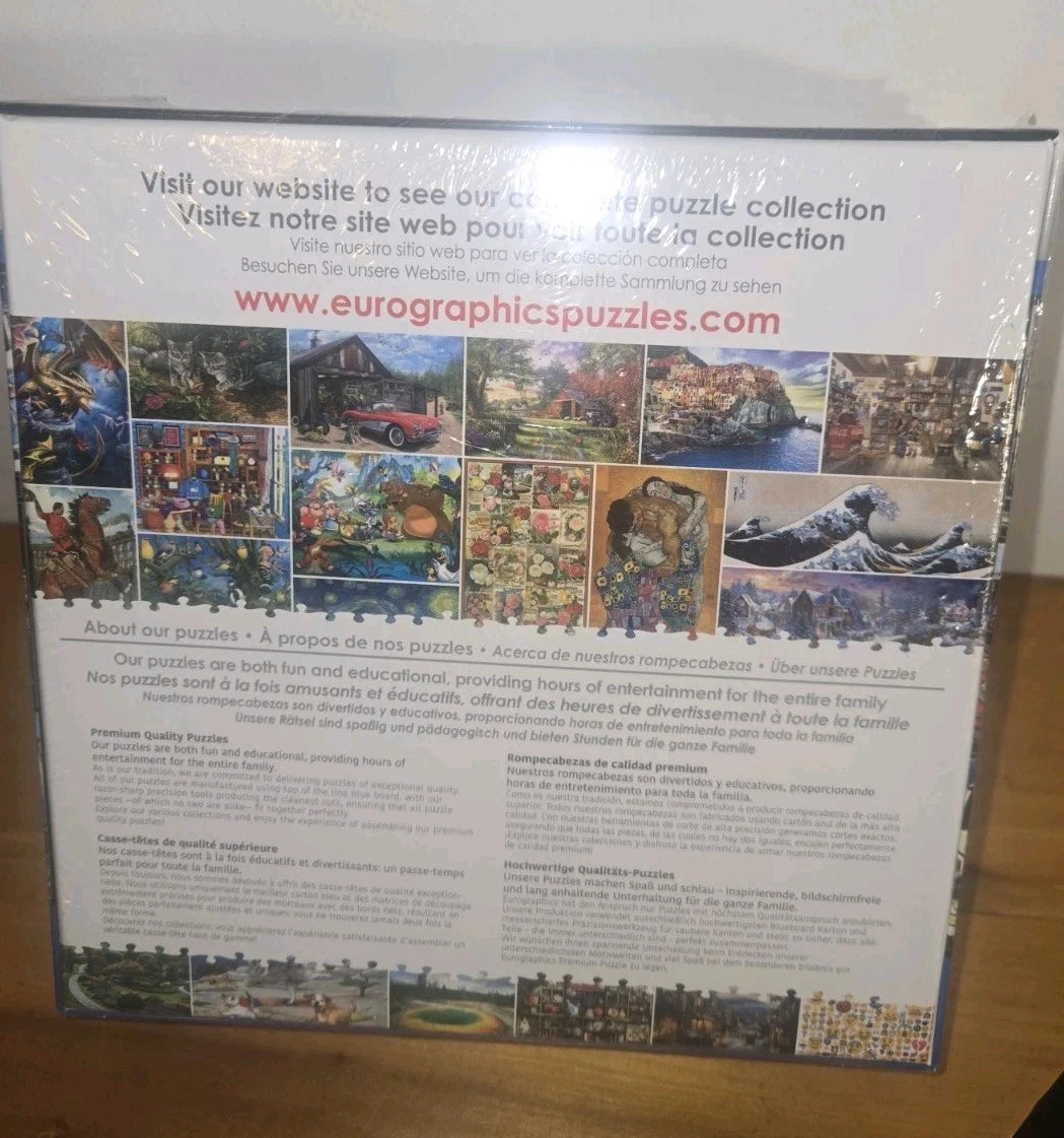 EUROGRAPHICS VW COOL FACES 1000 PIECE PUZZLE. 32 PICS OF VW  VANS BUS NEW SEALED