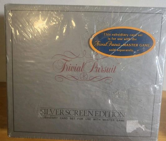 Trivial Pursuit Silver Screen Edition  for use with master genius edition new