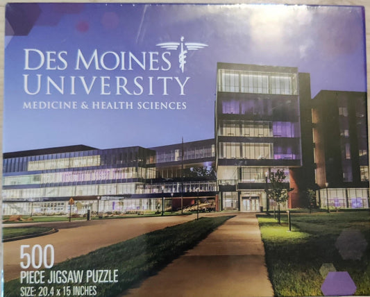 Des Moines University Medical & Health Sciences 500 Piece Puzzle 20.4x15”