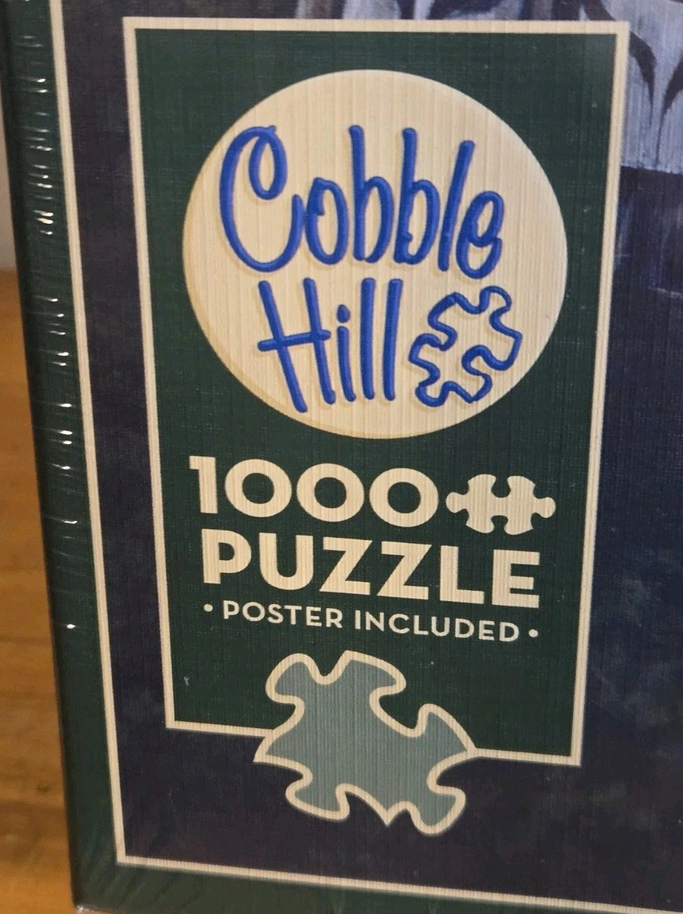 COBBLEHILL TOTEM POLE IN THE MIST  WITH RAVEN 1000 PC PUZZLE & FREE POSTER NIB