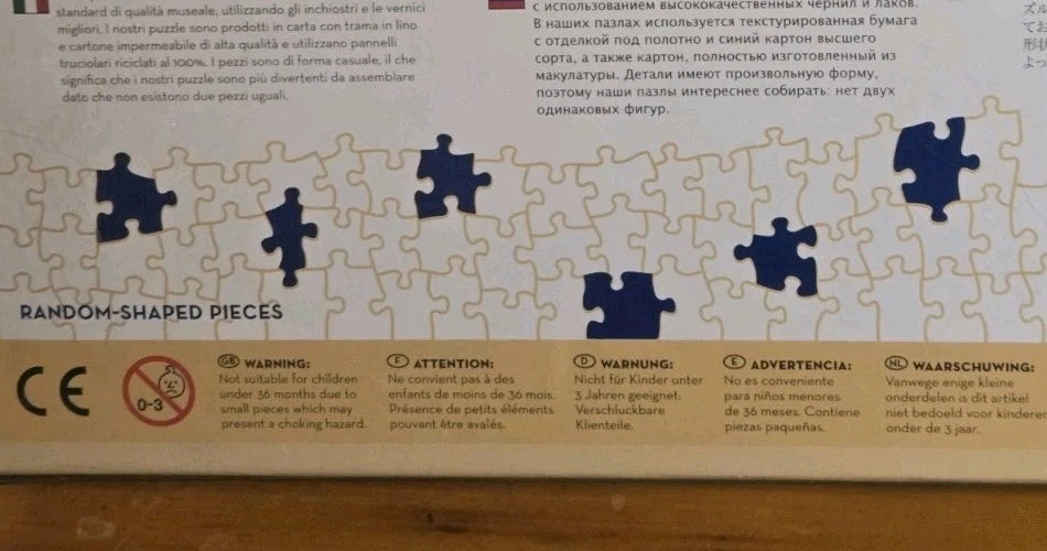 COBBLEHILL TOTEM POLE IN THE MIST  WITH RAVEN 1000 PC PUZZLE & FREE POSTER NIB