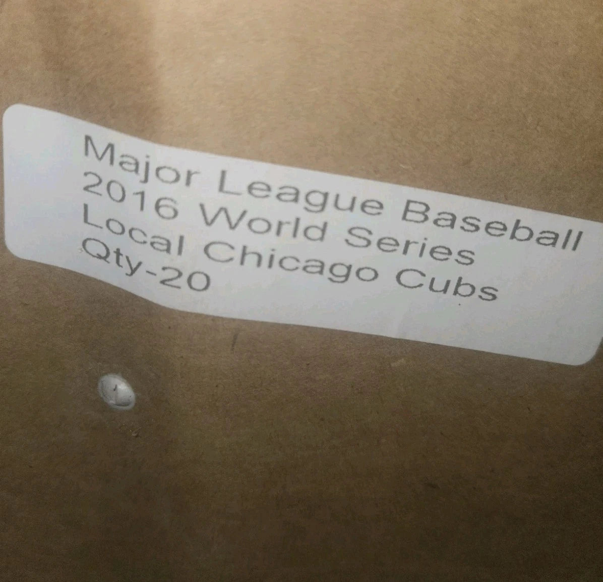 CHICAGO CUBS VS INDIANS MLB OFFICIAL 2016 WORLD SERIES PROGRAM CASE OF 20 UNOPEN