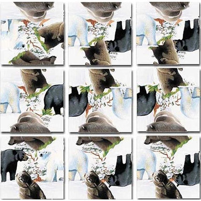 BEARS - Scramble Squares Perhaps the worlds most challenging 9-piece brainteaser puzzles 1998 new sealed