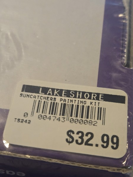 LAKESHORE SUNCATCHERS PAINTING SET TS242 LET YOUR ART SHINE. NEW SEALED ARTS & CRAFTS