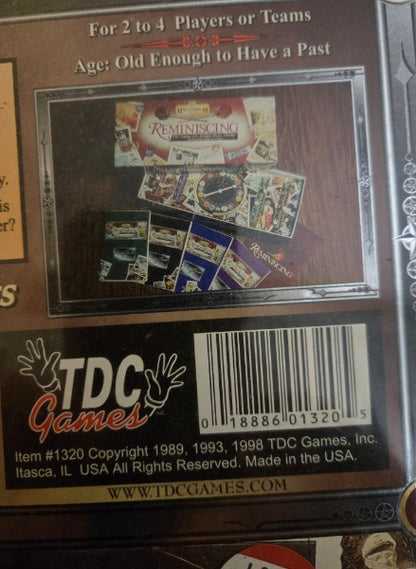Reminiscing The Millennium Edition Board Game Factory Sealed TDC Games 1998