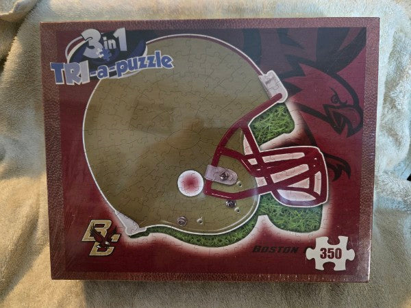 Boston College Eagles 3 in 1 TRI-a-puzzle Jigsaw Puzzle 350 Pc Late For The Sky