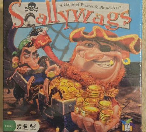Scallywags Board Game Gamewright 2012 NEW Factory Sealed Pirate Plunder OOP