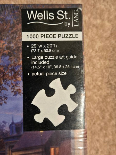 Twilight Reflections 1000 Piece Jigsaw Puzzle - Evgeny Lushpin Wells St. by LANG