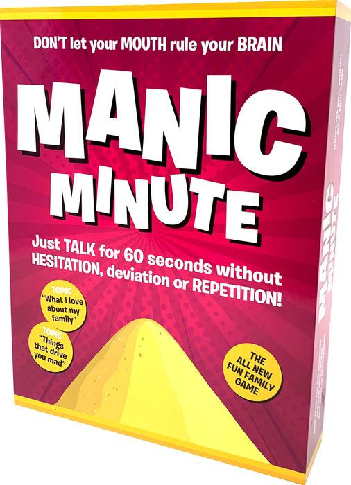 New!! Manic Minute Fast Paced Talking Game 2021 SolidRoots Family Board Game