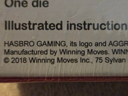 2018 Aggravation Board Game Classic Marble Race Winning Moves Hasbro New Sealed