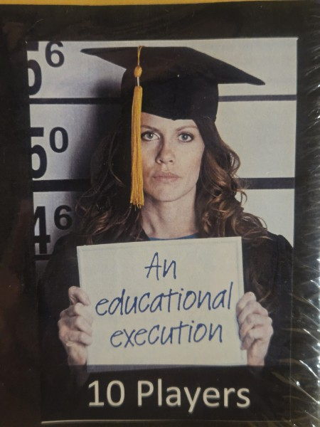 AN EDUCATIONAL EXACUTION - MURDER MYSTERY DINNER PARTY GAME FOR 10 PLAYERS RED HERRING GAMES NEW SEALED