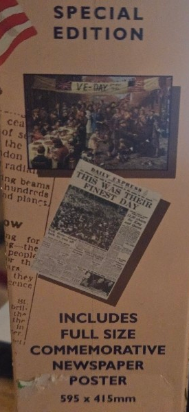 WADDINGTONS SPECIAL EDITION VE DAY 1000 PC PUZZLE + FREE COMMEMORATIVE NEWSPAPER POSTER NEW SEALED