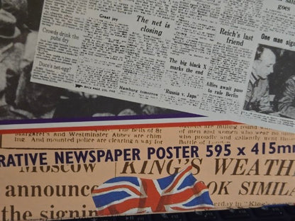 WADDINGTONS SPECIAL EDITION VE DAY 1000 PC PUZZLE + FREE COMMEMORATIVE NEWSPAPER POSTER NEW SEALED