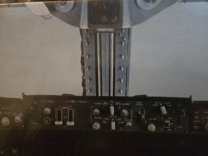 Vintage JAL Boeing 747 Cockpit Jigsaw Puzzle - Early 1970s - Sealed w/ Minor Wear