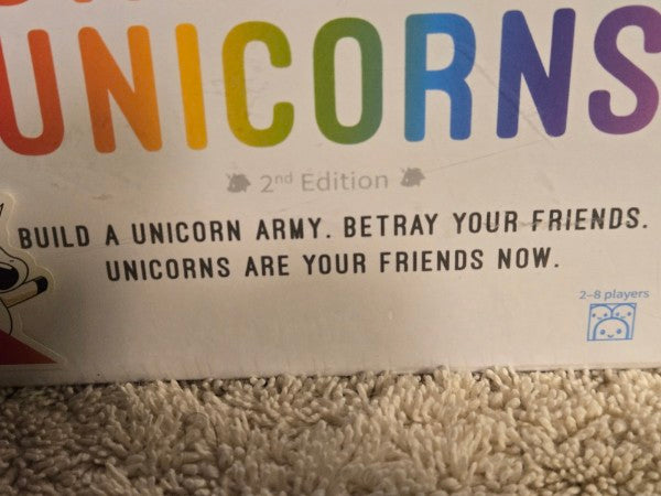 Unstable Unicorns 2nd Edition Card Game - Brand New Factory Sealed - TOTY WINNER