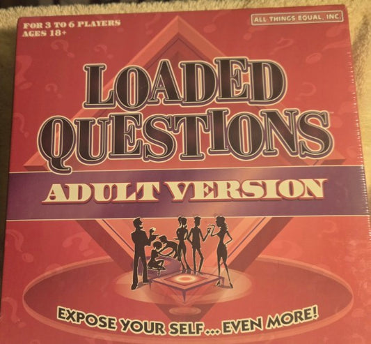 Share Loaded Questions - Adult Version Expose Yourself Even More Adult Party Game New!