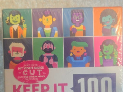 Keep It 100: The Game of Surprising Surveys by Cut - Adult Party Card Game NEW