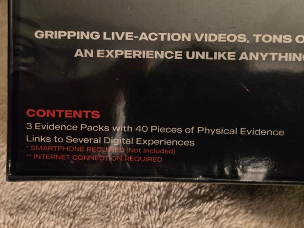 NEW Who Killed Mia? Digitally Immersive Murder Mystery Game - Sealed Excellent!