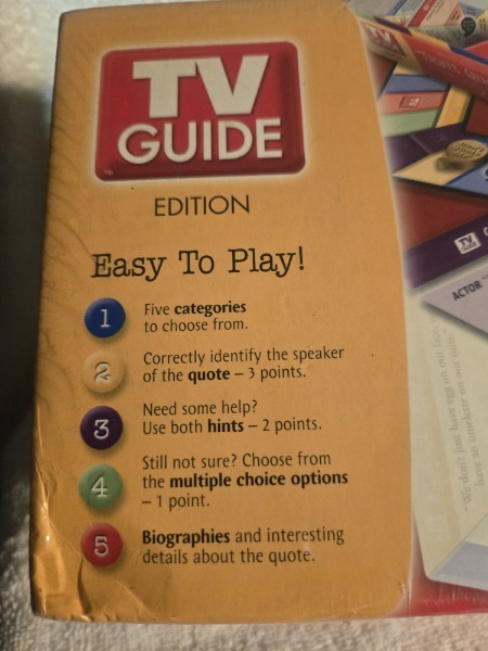 TV Guide Don't Quote Me Board Game Wiggles 3D New Factory Sealed Vintage 2004