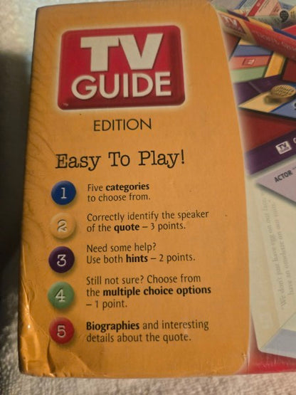 TV Guide Don't Quote Me Board Game Wiggles 3D New Factory Sealed Vintage 2004