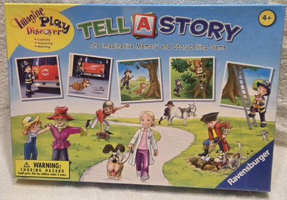 RAVENSBURGER TELL A STORY MEMORY AND STORYTELLING GAME MATCHING CREATIVITY 4+