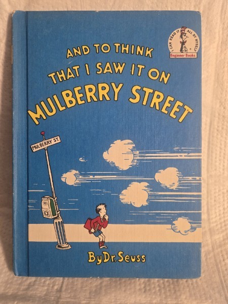 Vintage Dr. Seuss Mulberry Street Grolier OOP Banned Pigtail Variant No Barcode