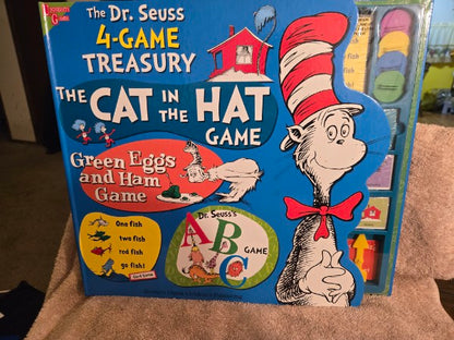 Dr. Seuss 4-Game Treasury - University Games (2003) - NEW/SEALED PIECES