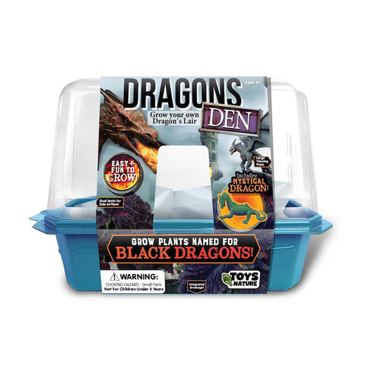 Toys by Nature Dragons Den Grow Your Own Lair Black Dragon Coleus Plant Kit Toy